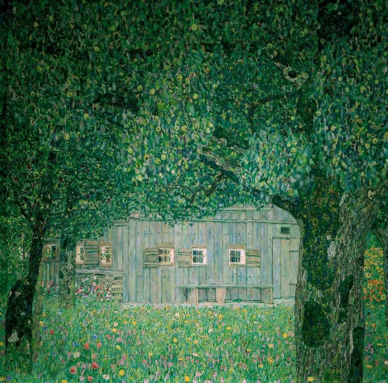 Øvre østrigske stuehus af Gustav Klimt