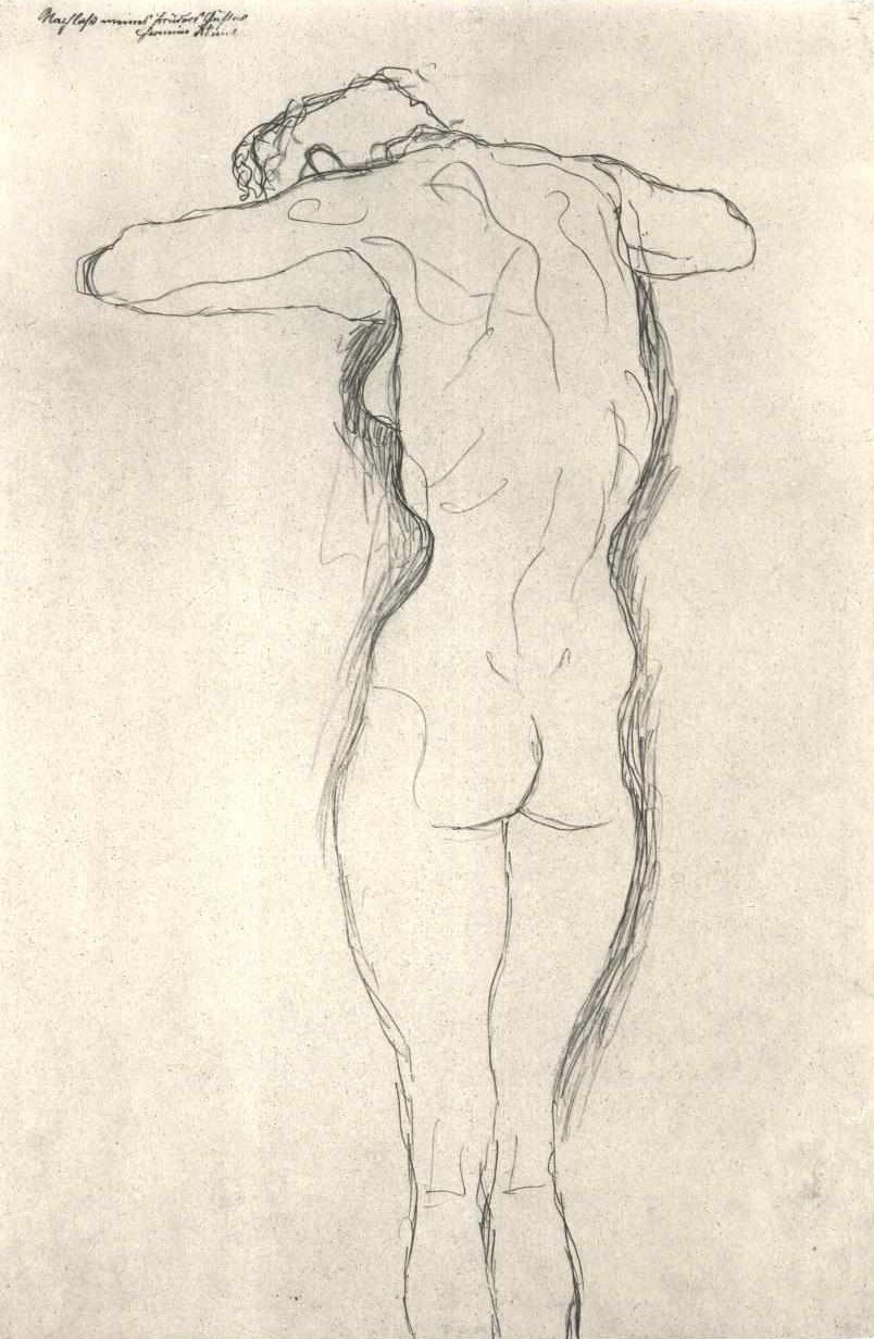 Tilbage handling af Gustav Klimt