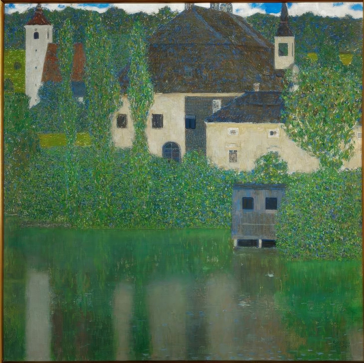 Schloss Kammer am Attersee I af Gustav Klimt