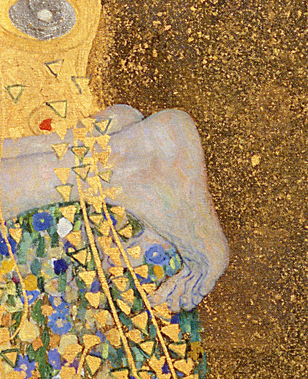Kyset, 1907-08 olie på lærred detalje af 601 af Gustav Klimt