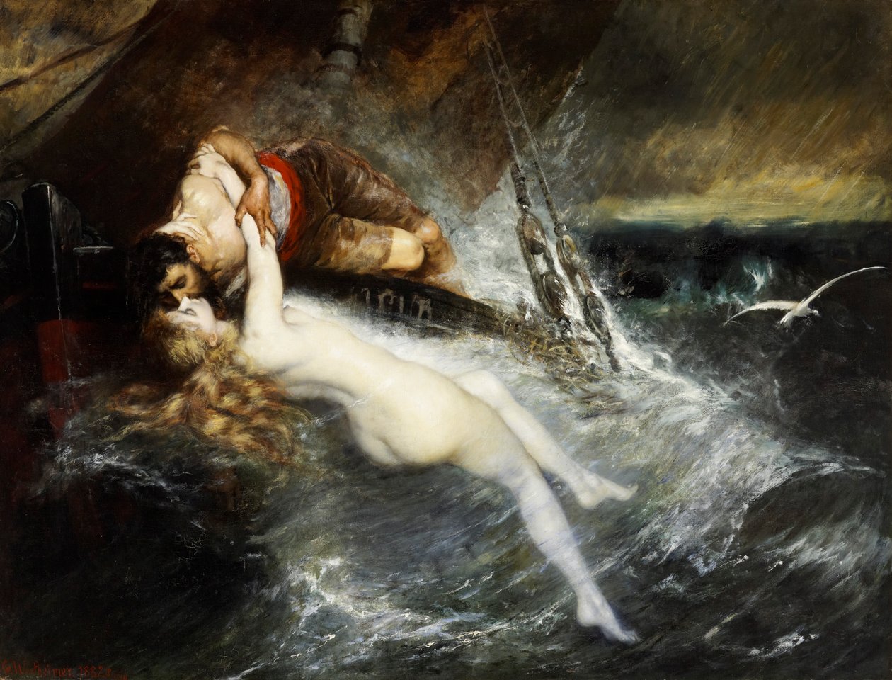 Sirenens kys af Gustav Wertheimer