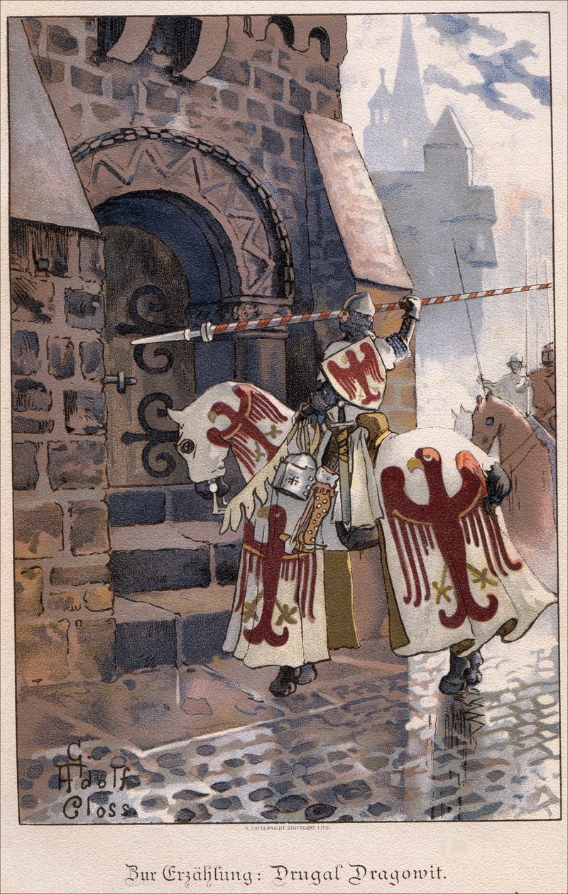 Dragovit - Dragovit (8m ccl) Roi dos Valets (Veltabes houn Wiltses) Par Klauss, Gustave Adolphe (1864-1938) af Gustav Adolf Closs