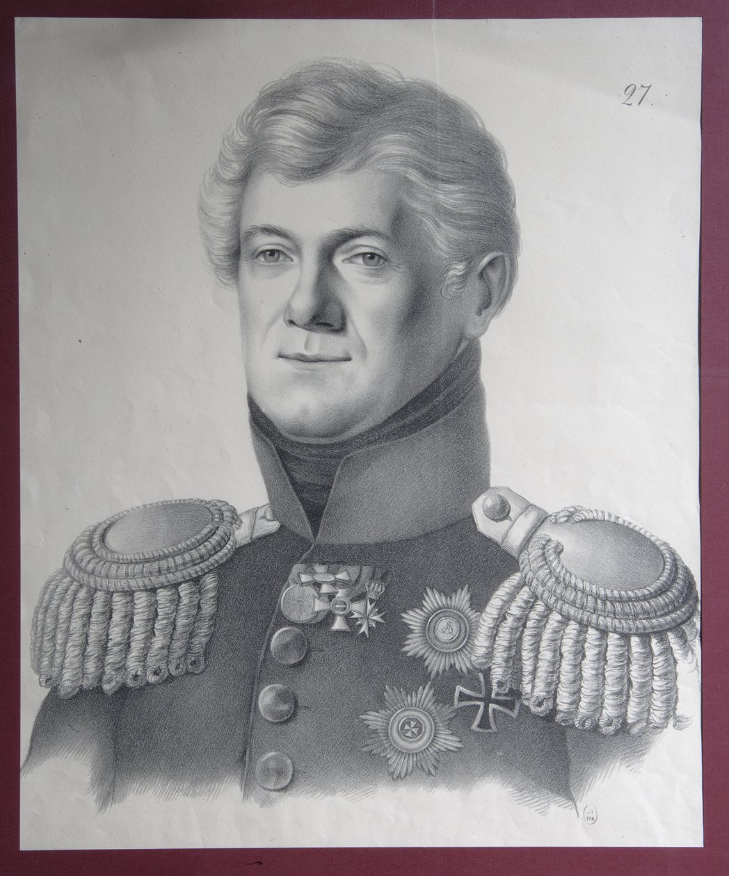 Portræt af prins Dmitrij Vladimirovich Golitsyn 1771-1844, 1820