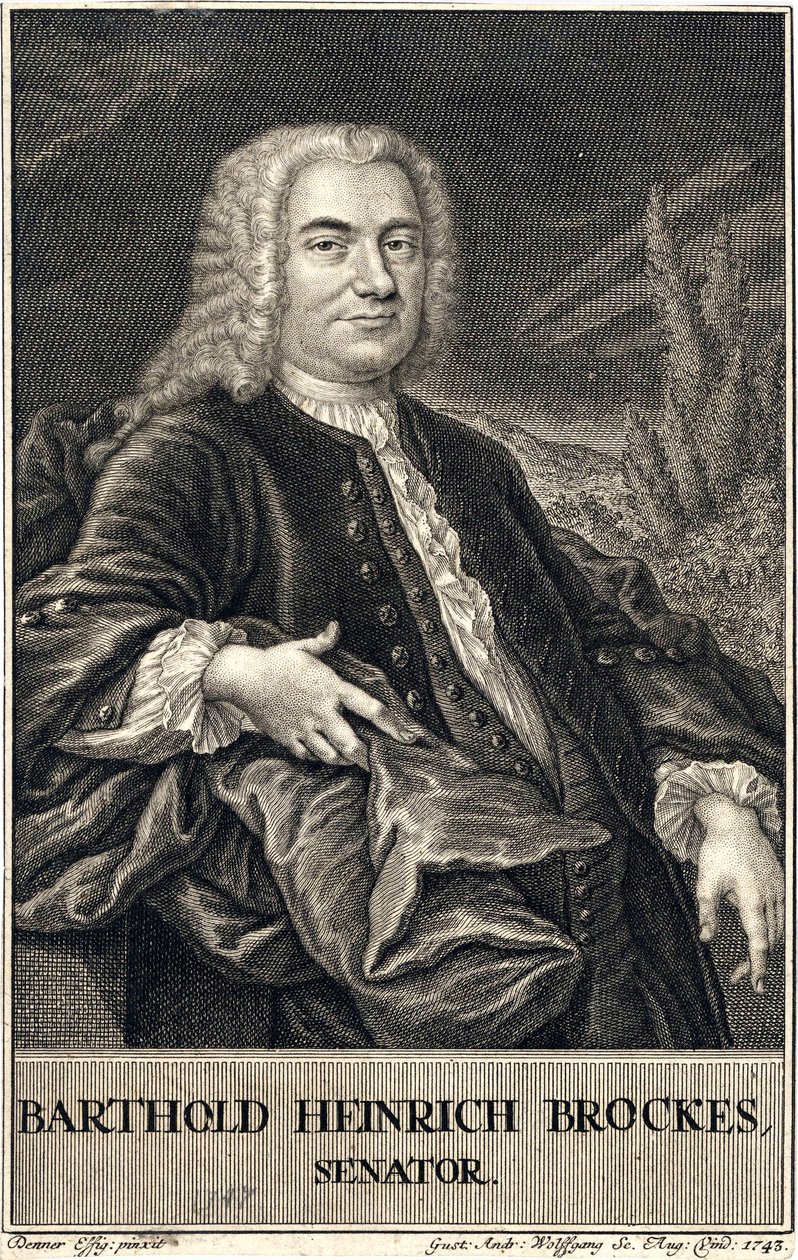 Barthold Heinrich Brockes af Gustav Andreas Wolfgang