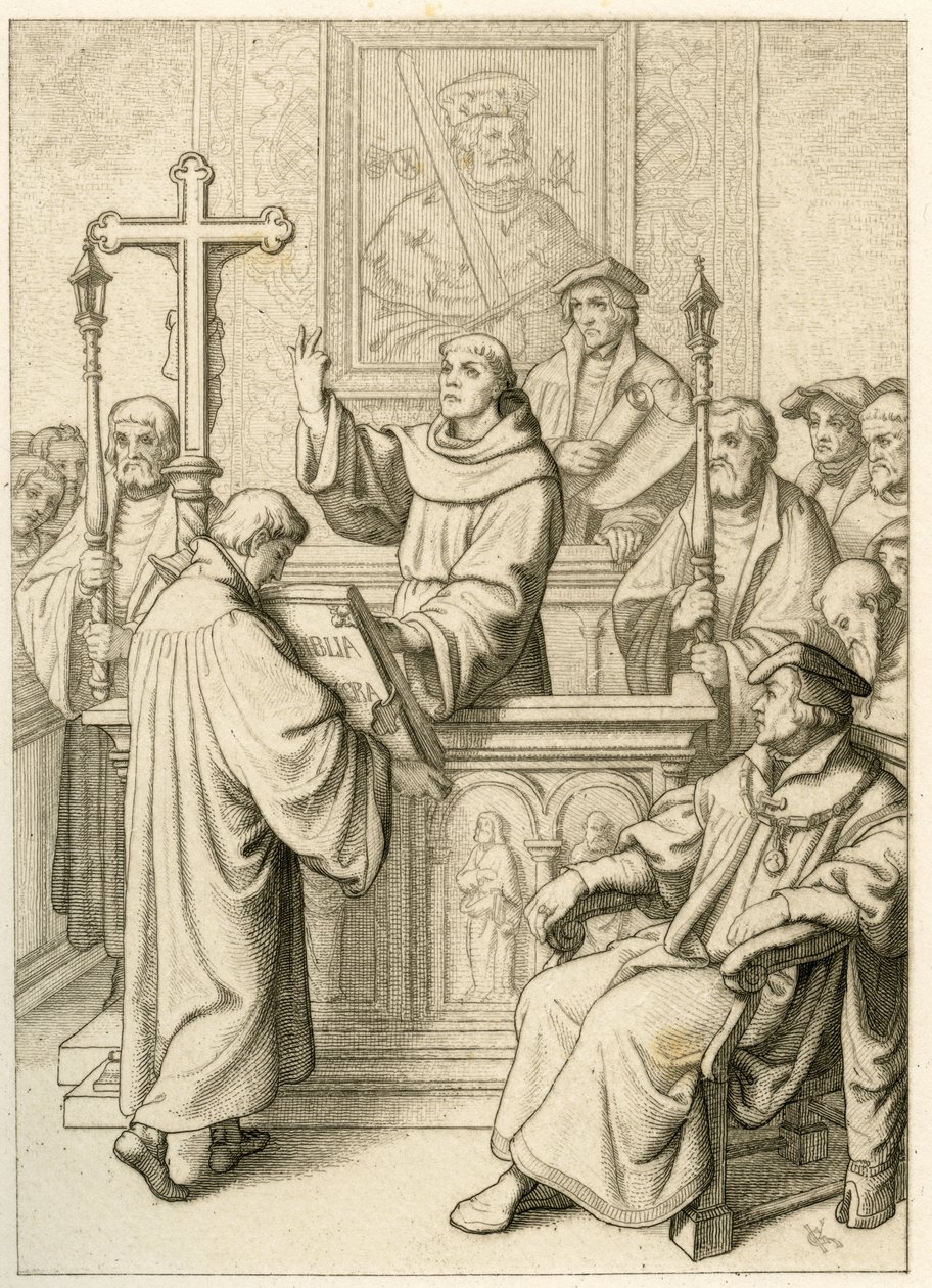 Martin Luther er doktorgrad i Bibelen af Gustav Ferdinand Leopold Konig