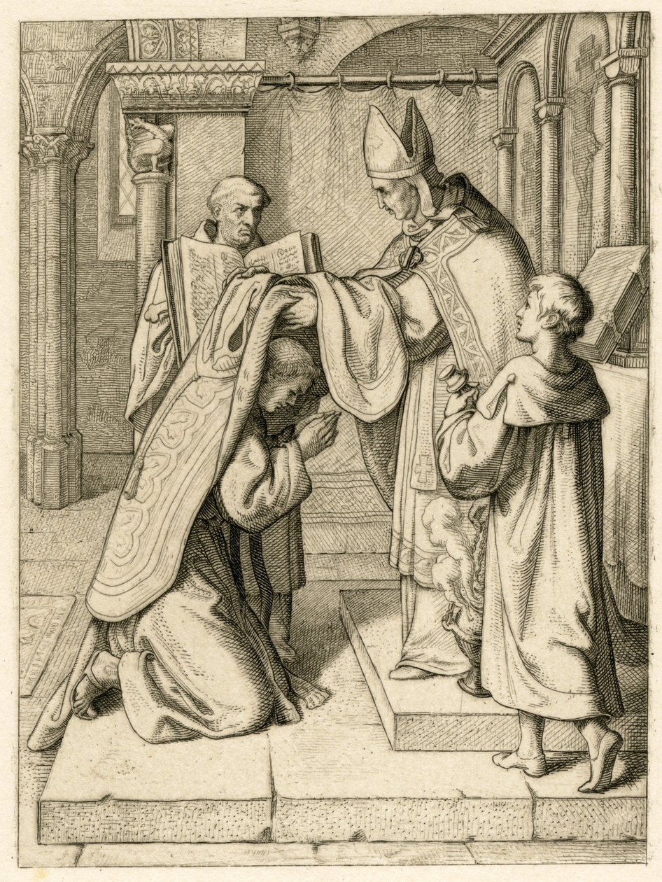 Martti Luther on vihitty papiksi af Gustav Ferdinand Leopold Konig