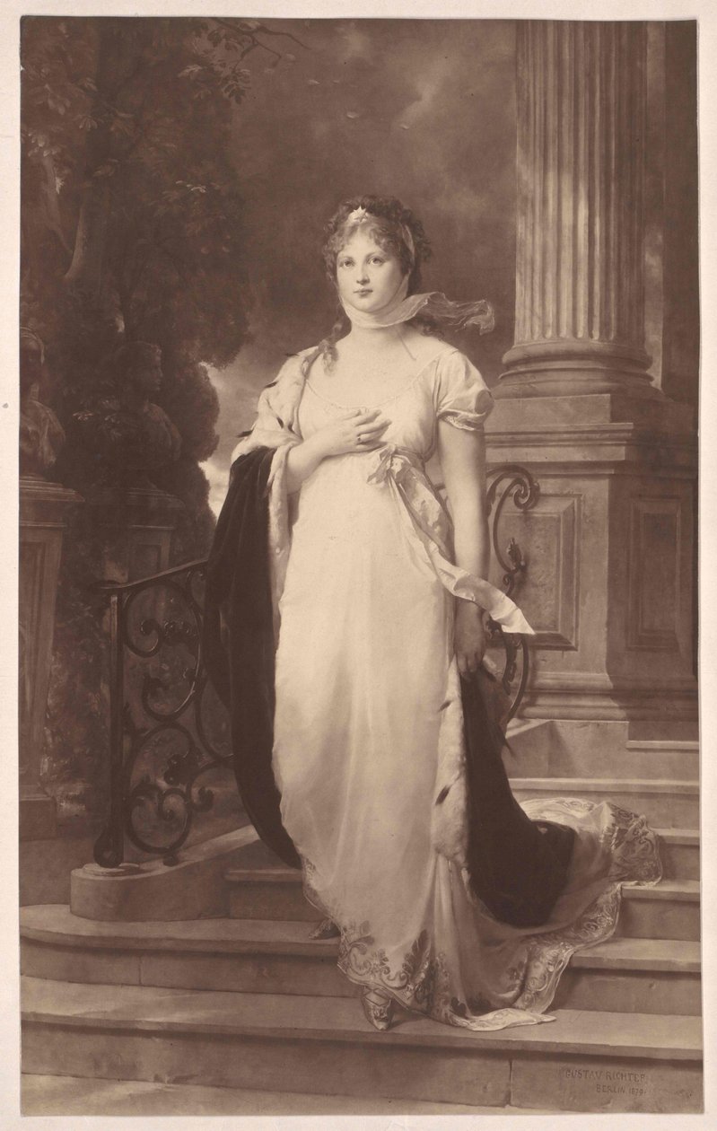 Prinsesse af Mecklenburg-Strelitz Louise af Gustav Karl Ludwig Richter