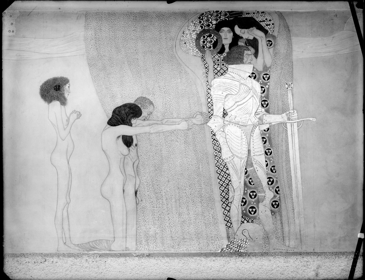 Den 14. udstilling af Wiener Secessionen af Gustav Klimt