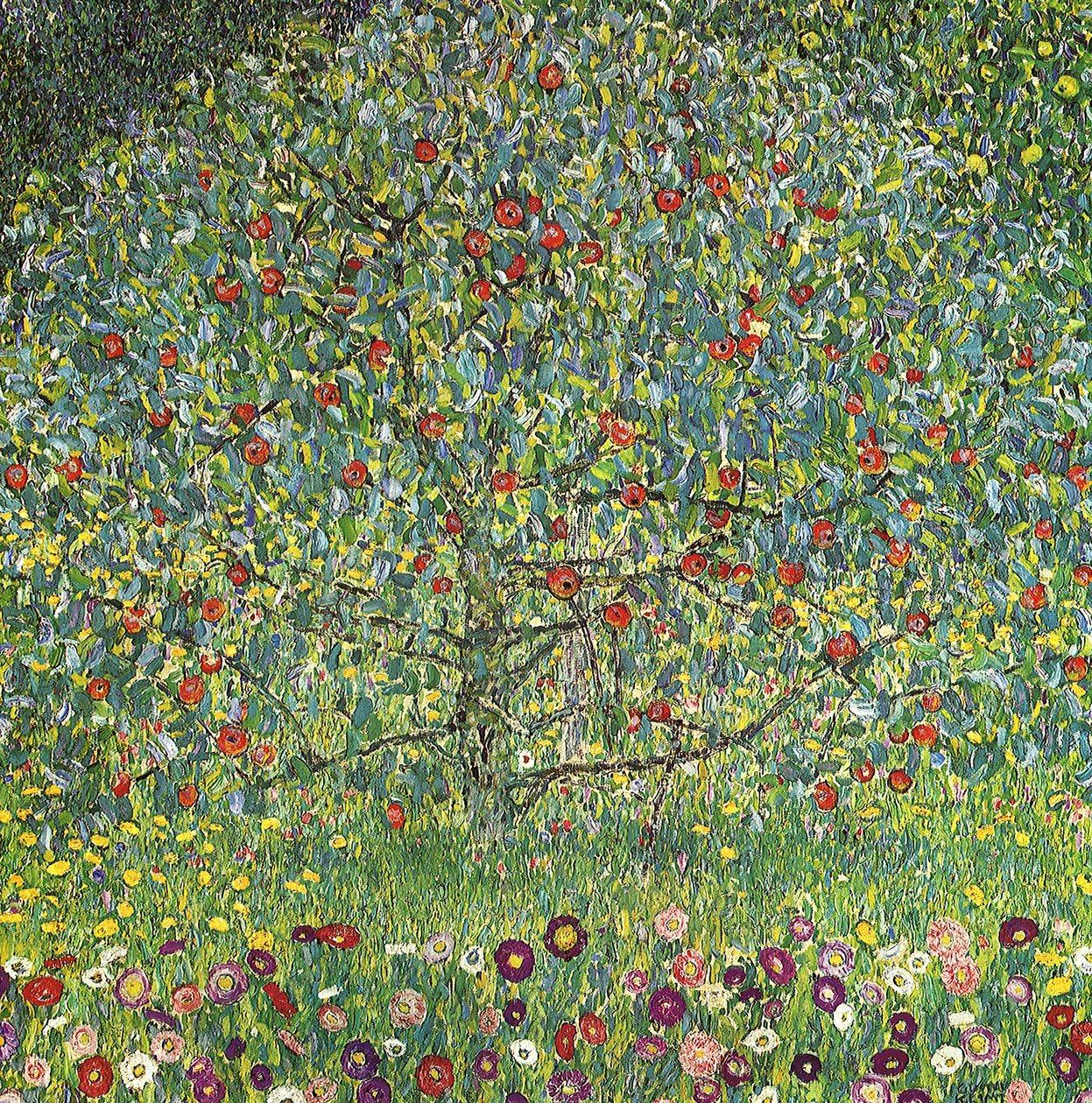 Æbletræ I af Gustav Klimt