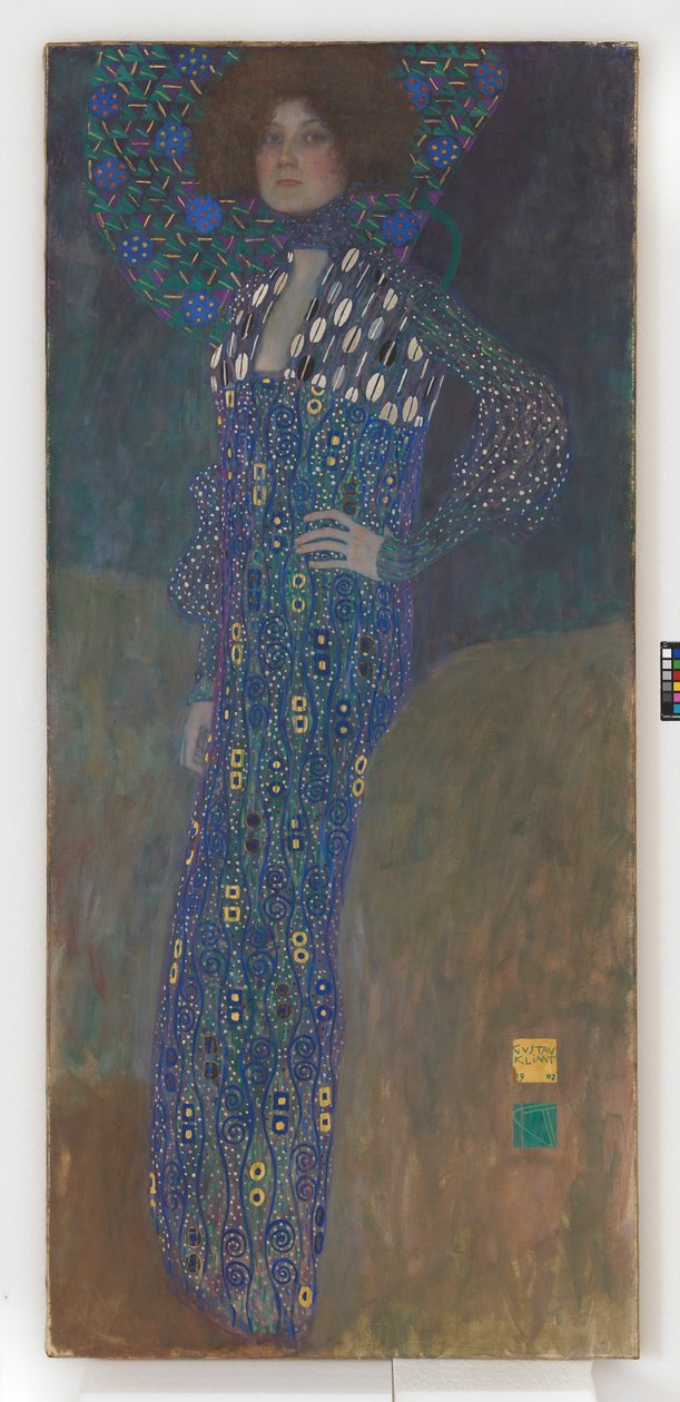 Portræt af Emilie Flöge af Gustav Klimt