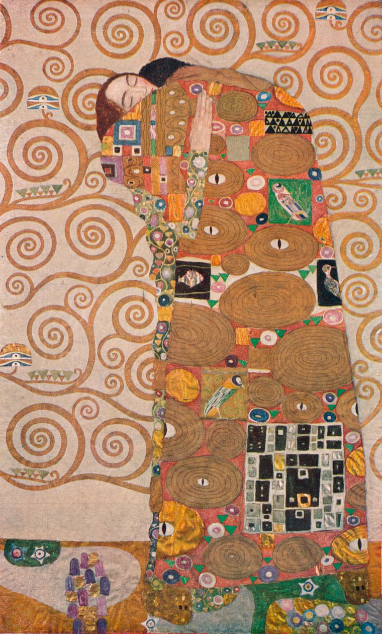 Opfyldelsen, 1905 af Gustav Klimt