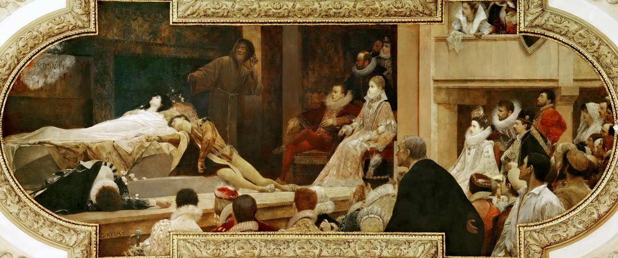 Globe Theatre of Shakespeare af Gustav Klimt