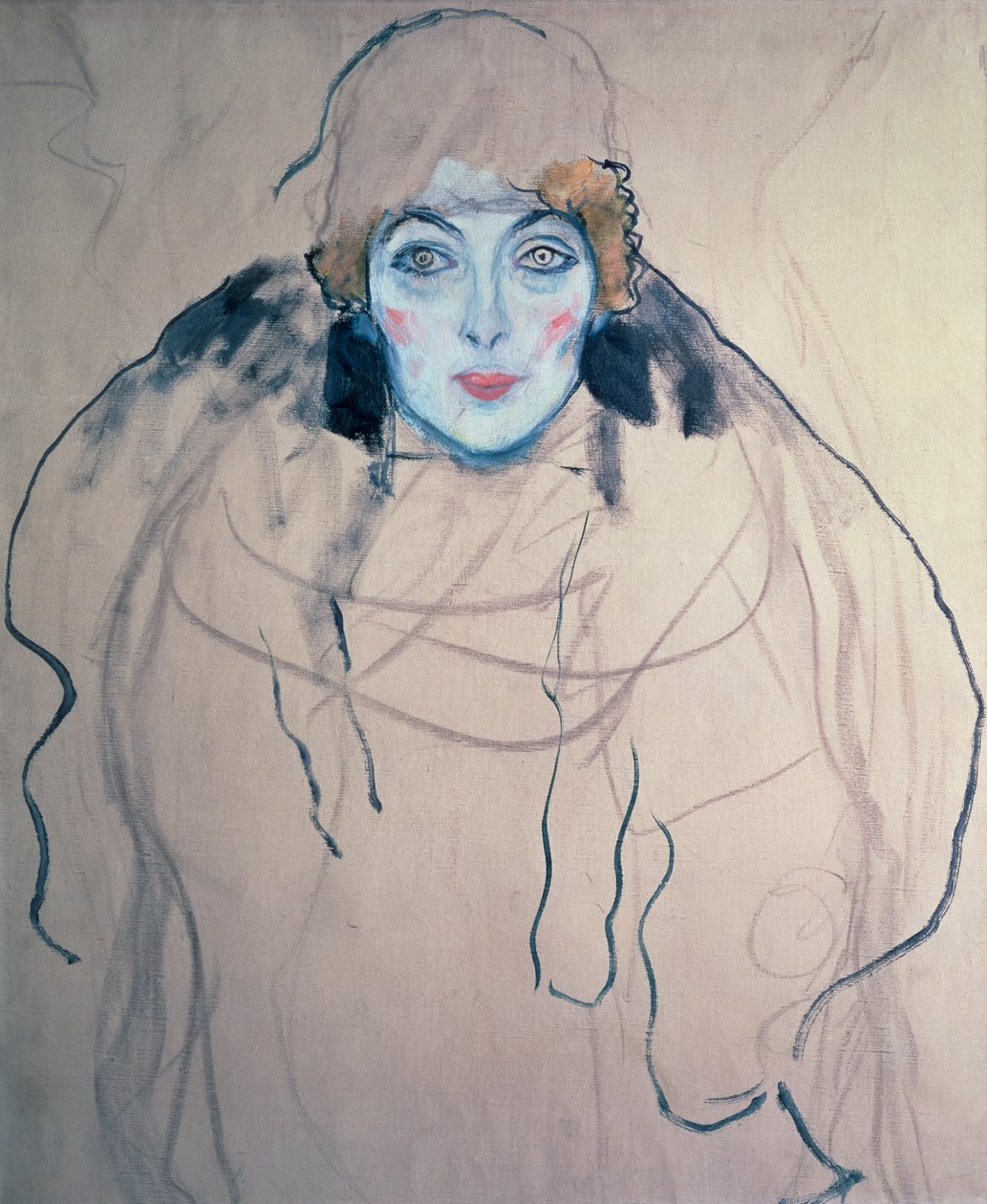 Leder af en kvinde, 1917 af Gustav Klimt