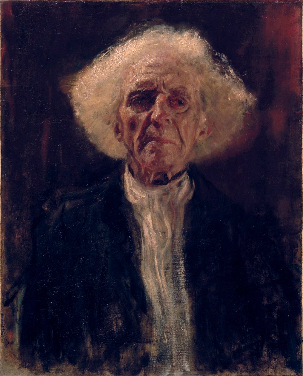 Blind mand - Maleri af Gustav Klimt (1862-1918), olie på lærred af Gustav Klimt