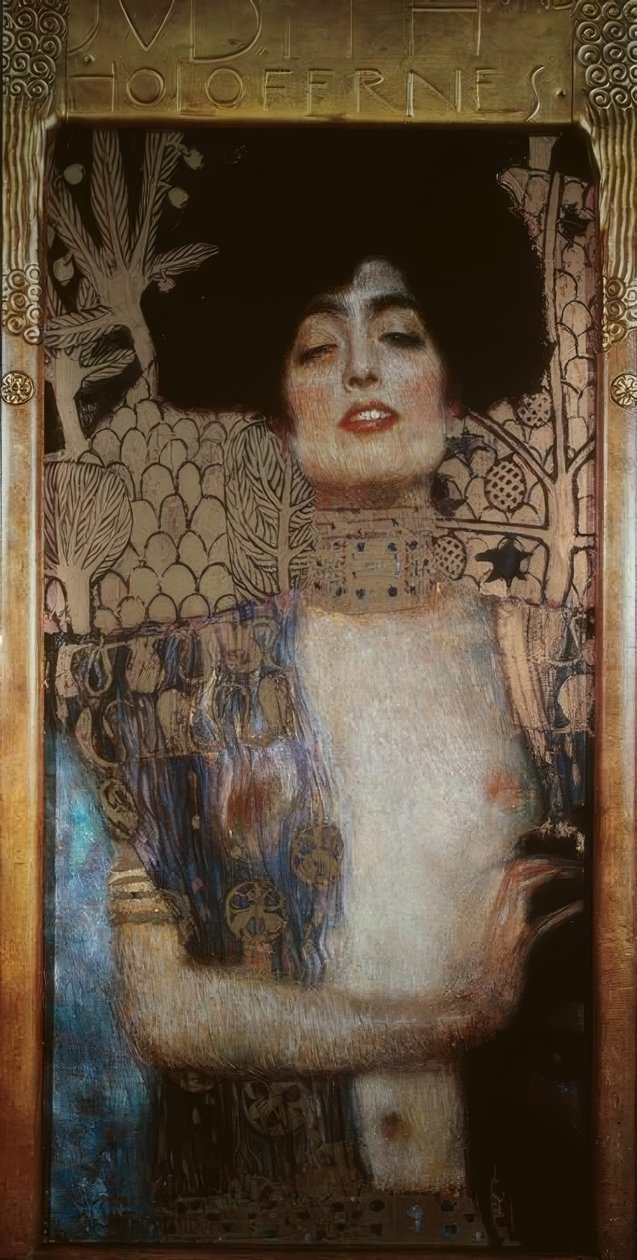 Judith med hovedet af Holofernes af Gustav Klimt