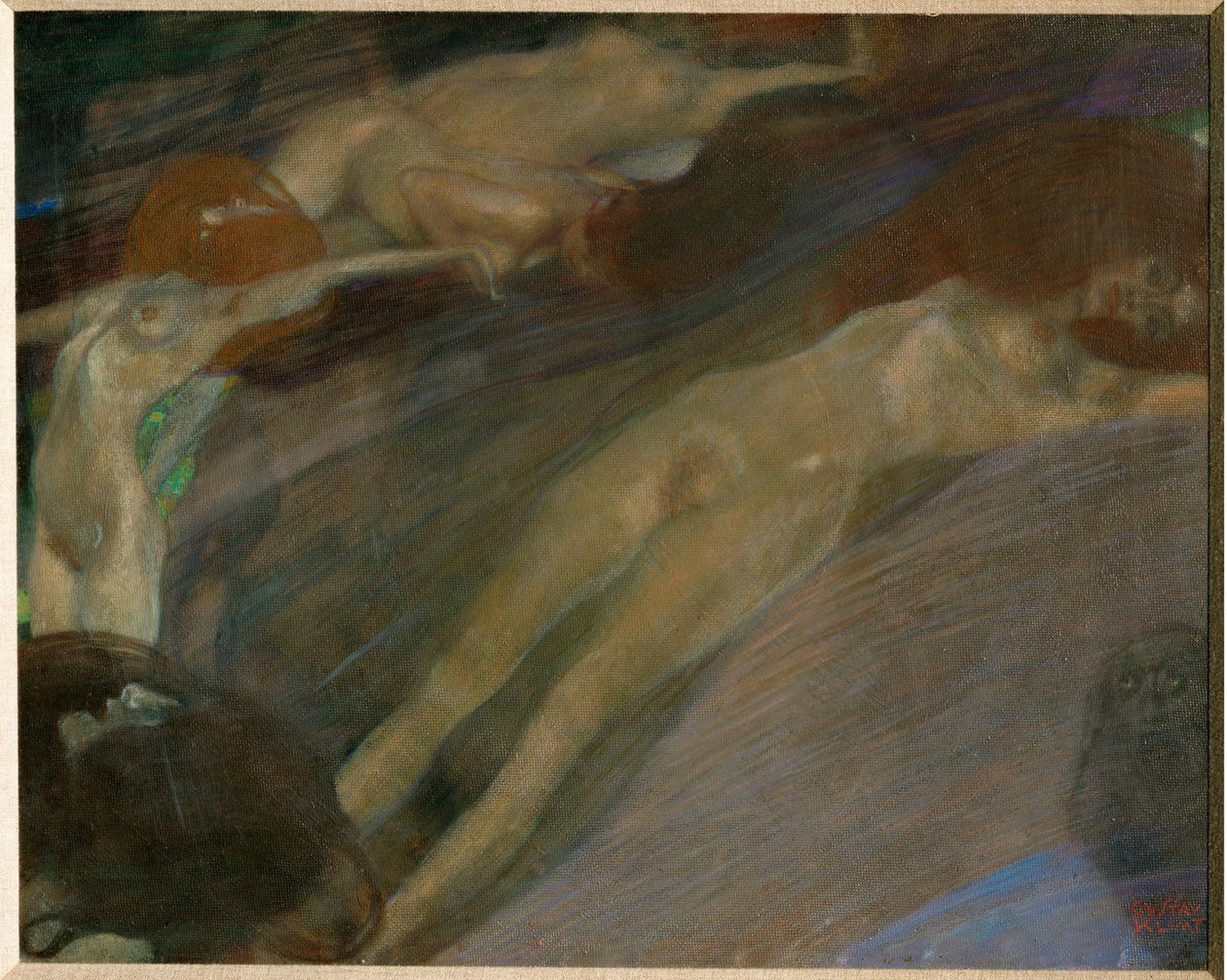 Vand i bevægelse af Gustav Klimt