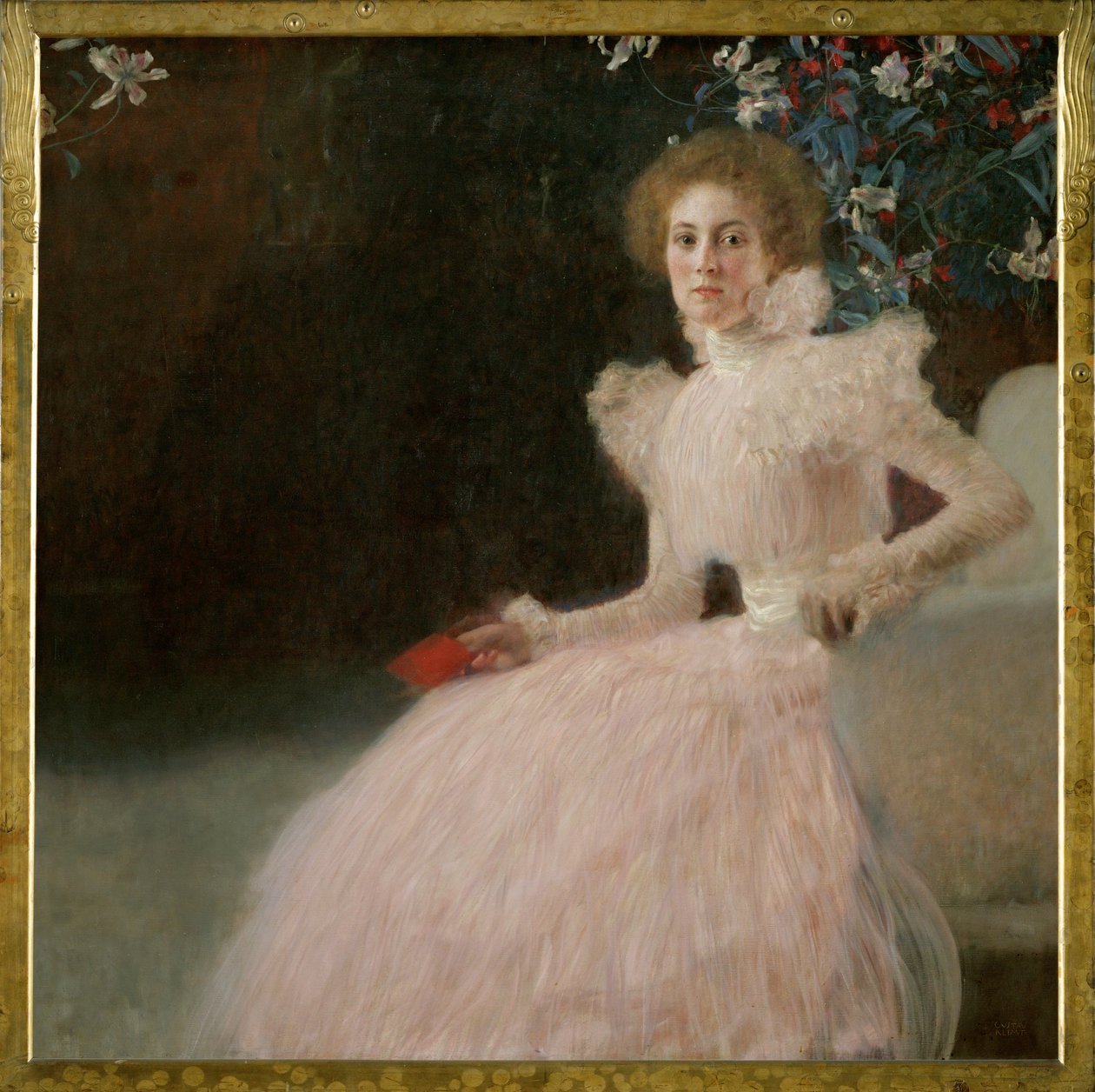 Fru Sonja Knips af Gustav Klimt