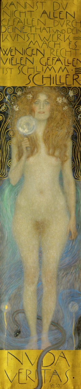 Nude Veritas af Gustav Klimt