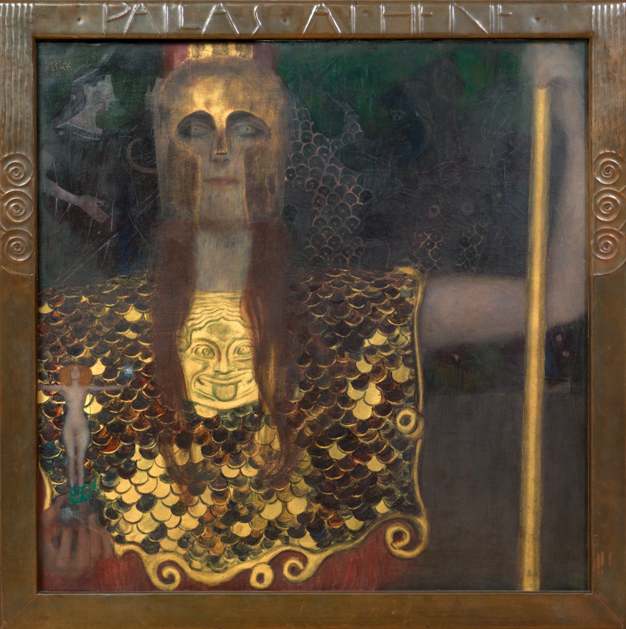 Pallas Athene af Gustav Klimt