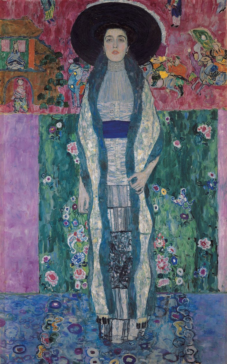 Portræt af Adele Bloch-Bauer II af Gustav Klimt