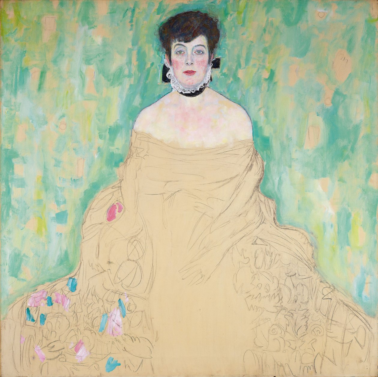 Portræt af Amalie Zuckerkandl, 1916-1918. af Gustav Klimt