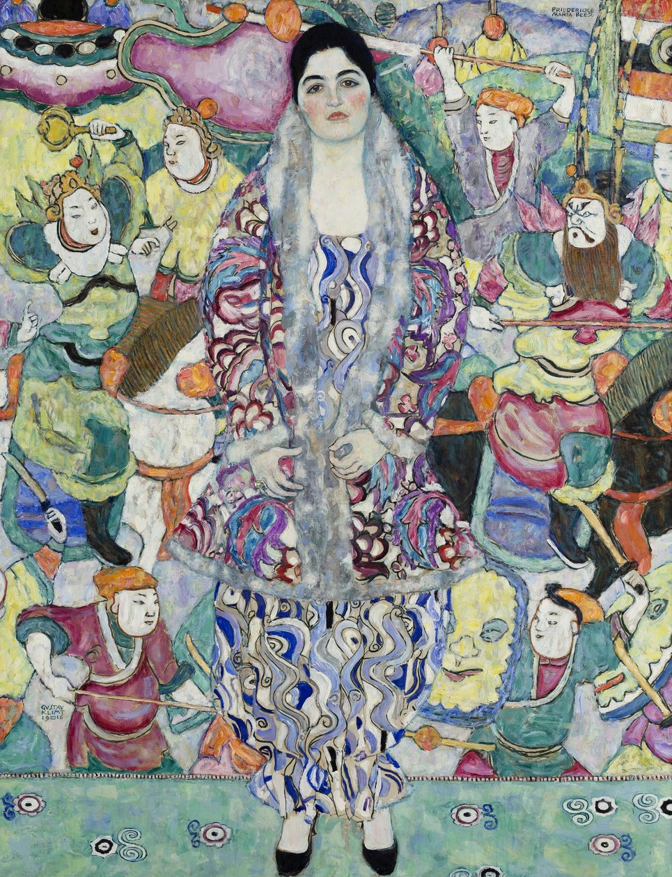 Portræt af Frederika Maria Beer af Gustav Klimt