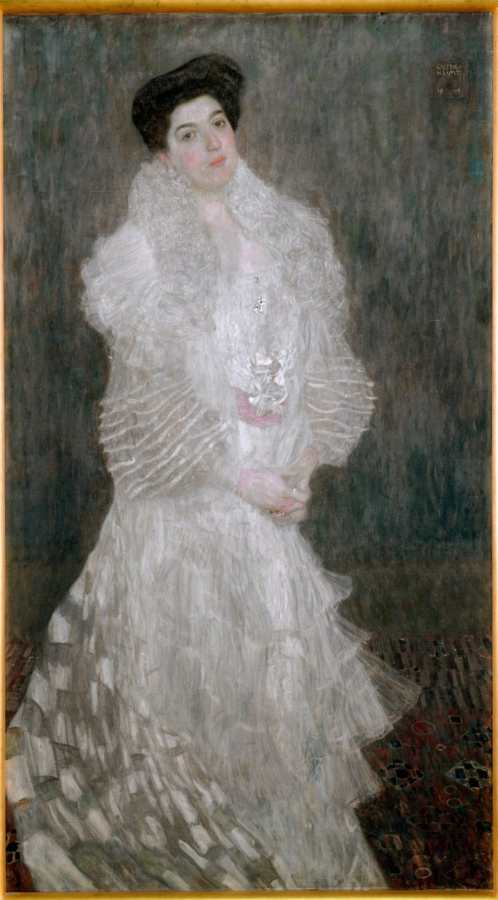 Portræt af Hermine Gallia af Gustav Klimt