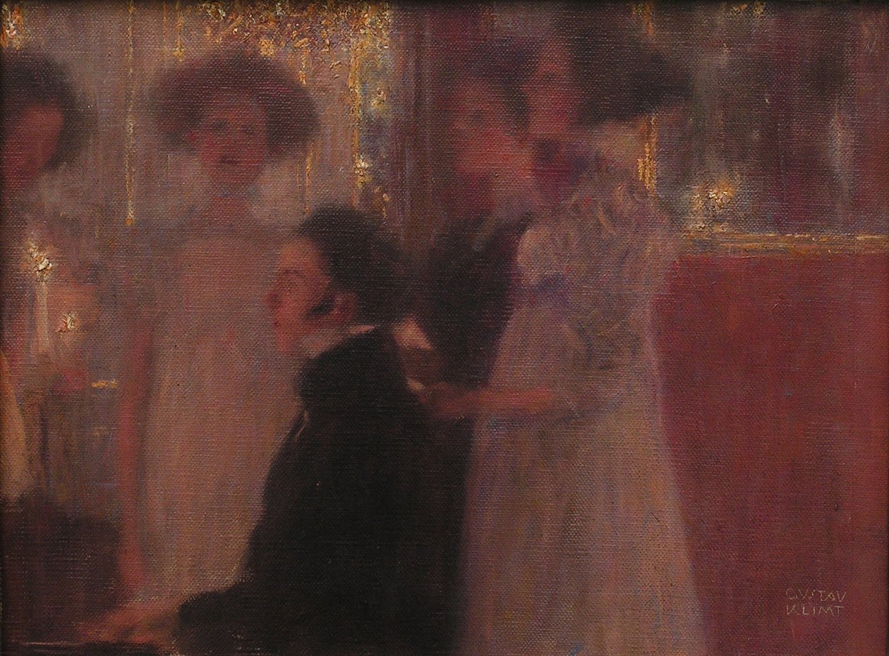 Schubert ved klaveret (skitse) af Gustav Klimt
