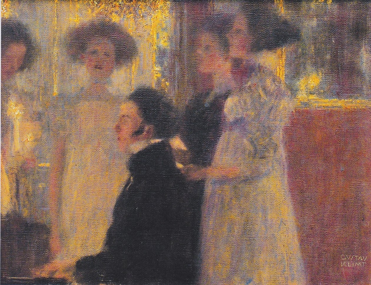 Schubert ved klaveret I af Gustav Klimt