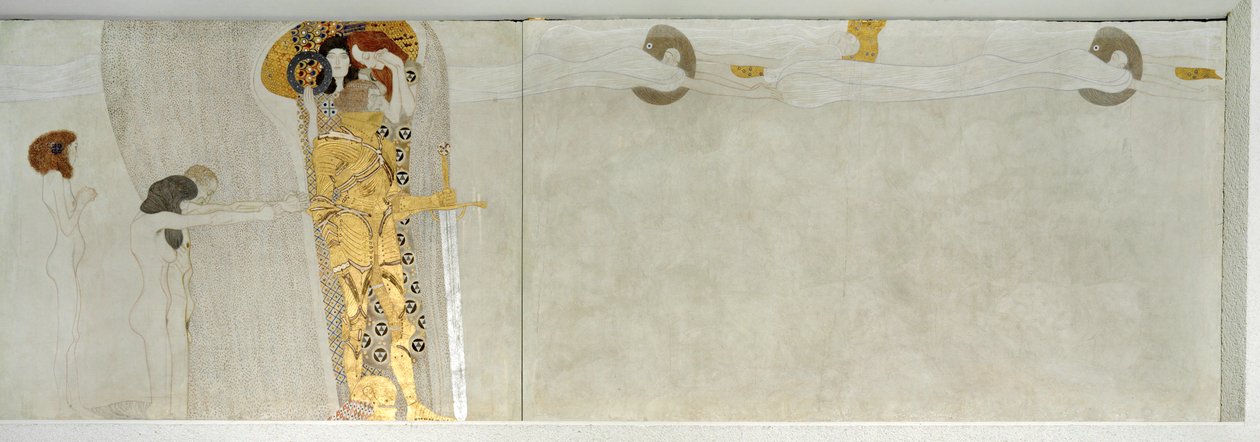 Beethoven-frisen, detalje af Gustav Klimt