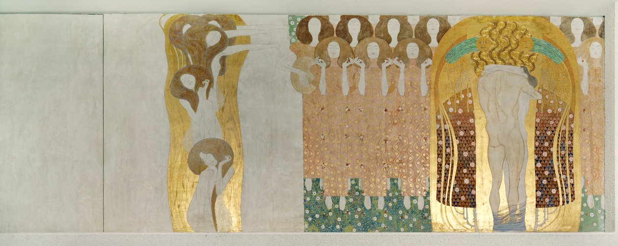 Beethoven-frisen, detalje af Gustav Klimt