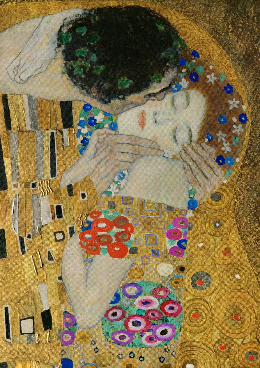Kysset af Gustav Klimt