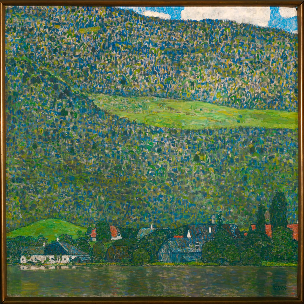Unterach ved Attersee-søen, Østrig af Gustav Klimt