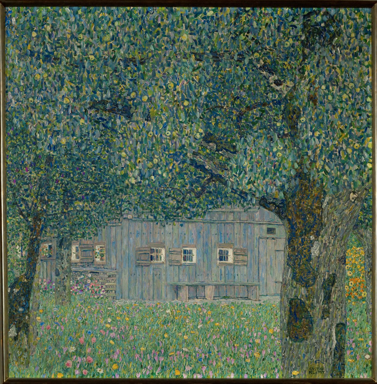 Bondegård i Øvre Østrig af Gustav Klimt