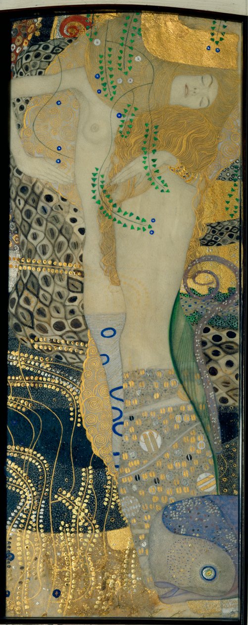 Vandslanger af Gustav Klimt