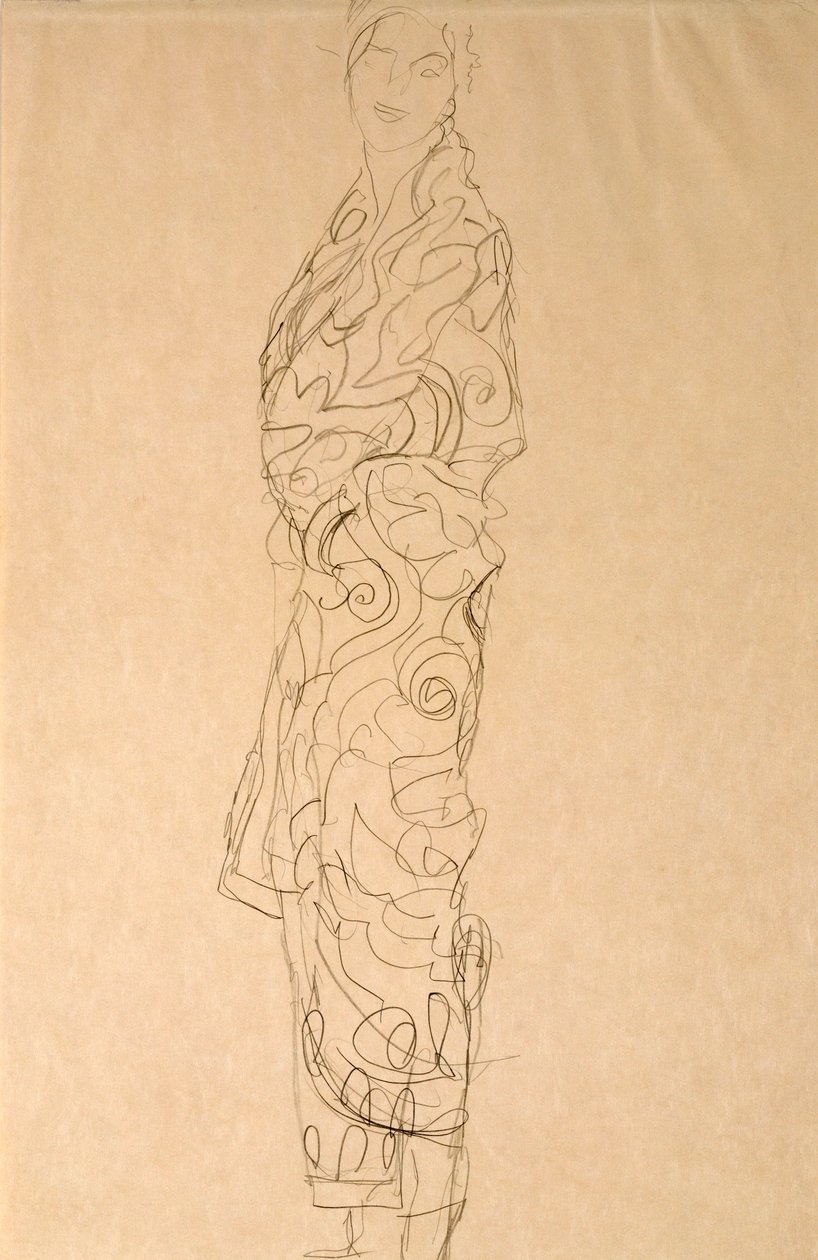 Kvinde i en kimono af Gustav Klimt