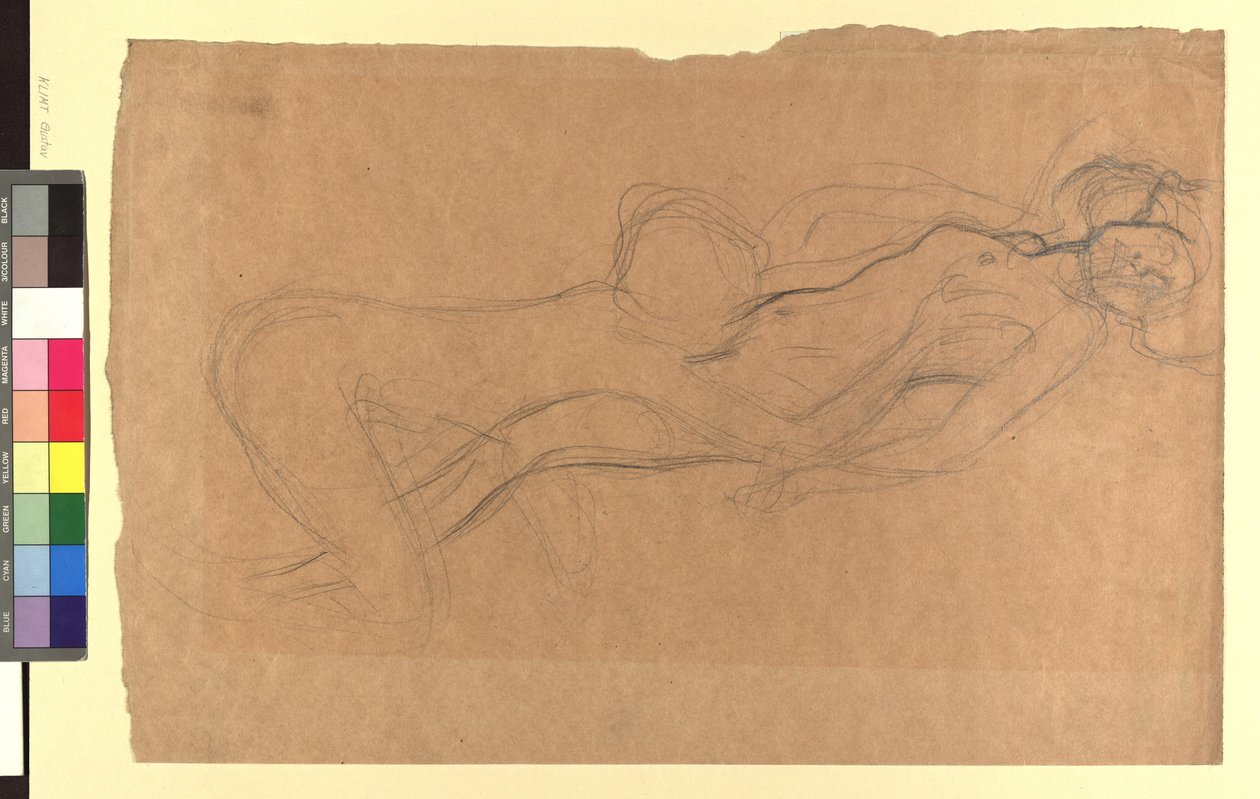 Zwei Frauenakte af Gustav Klimt