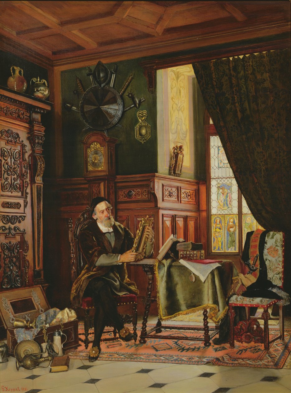 Samleren af antikviteter af Gustav Koppel
