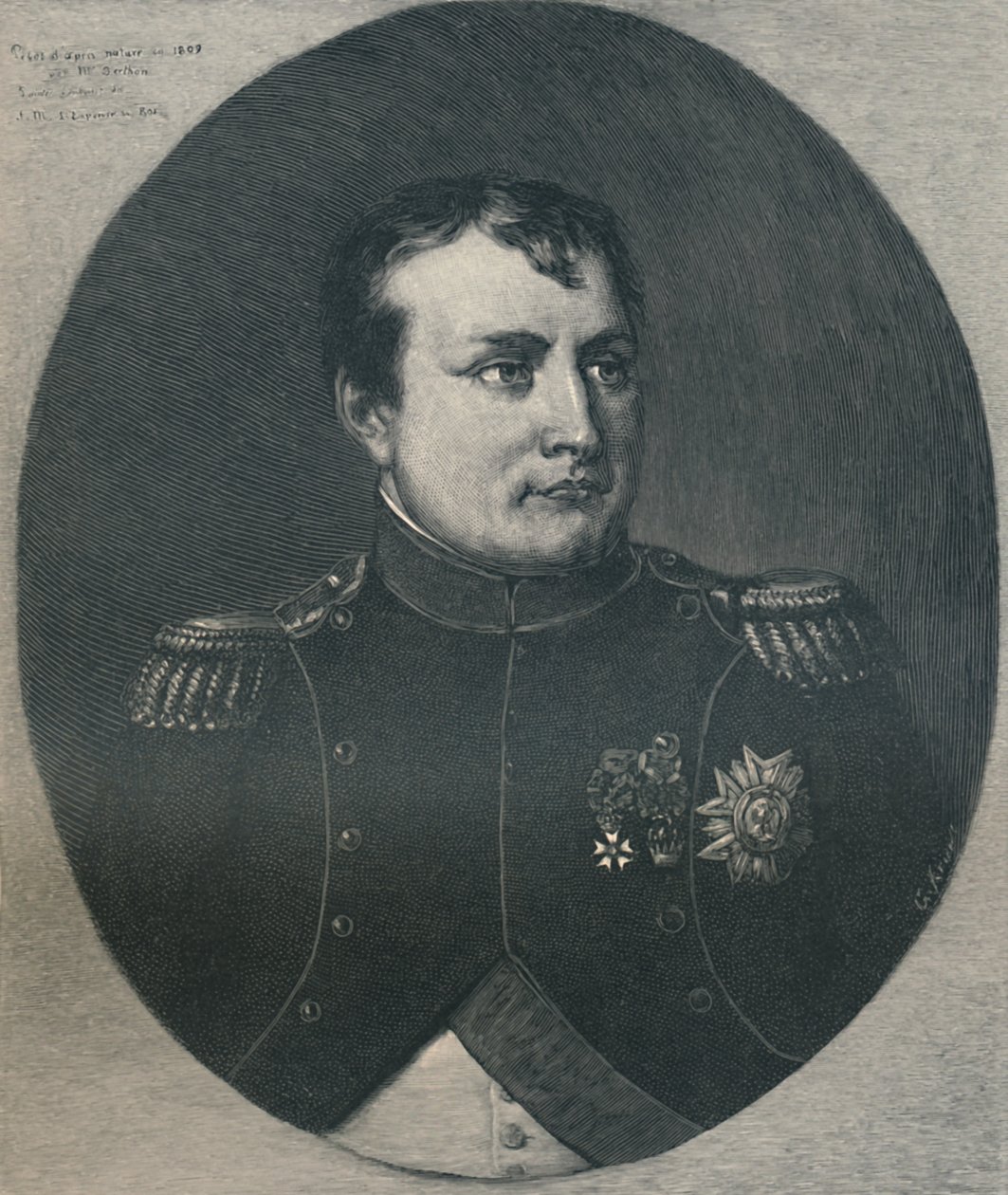 Napoleon Bonaparte i 1809, 1896 af Gustav Kruell