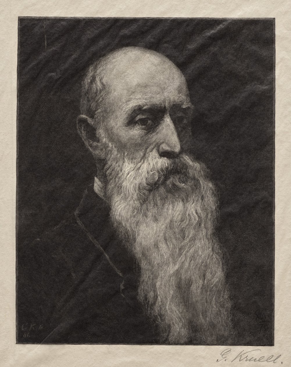 William Morris Hunt af Gustav Kruell
