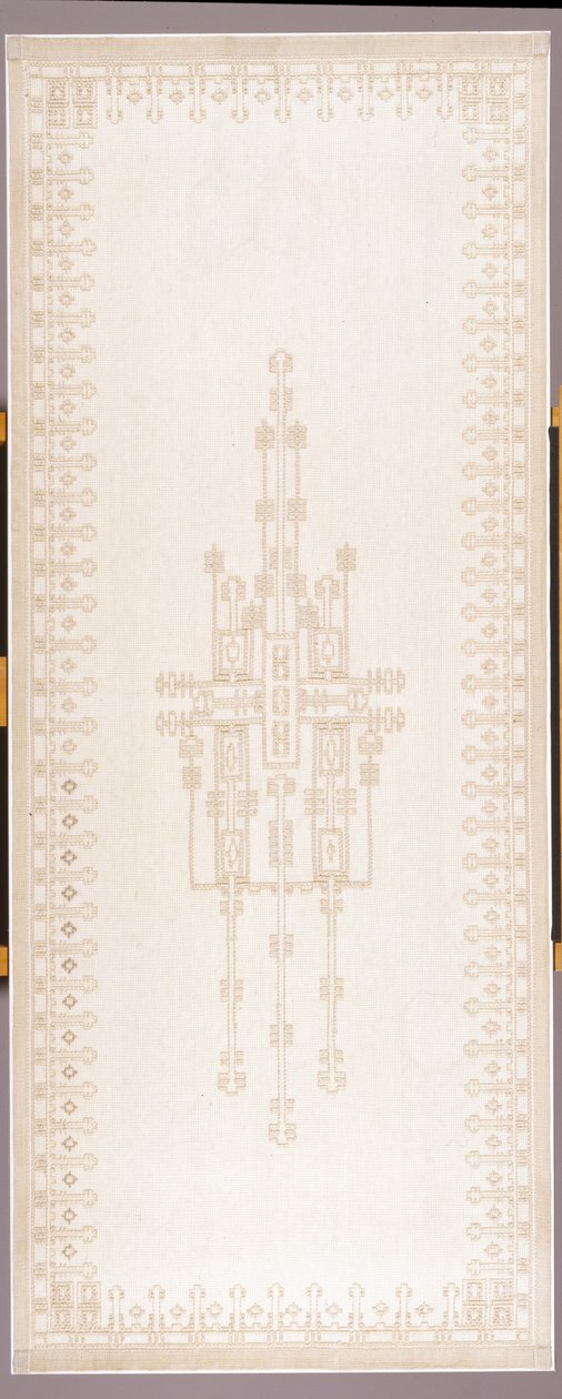 Gardinpanel, ca.1908 (bomuld og hør) af Gustav Stickley