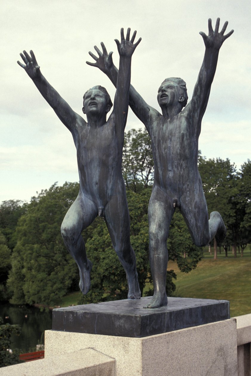 skulptur, Frognerparken, Oslo, Norge, Europa af Gustav Vigeland