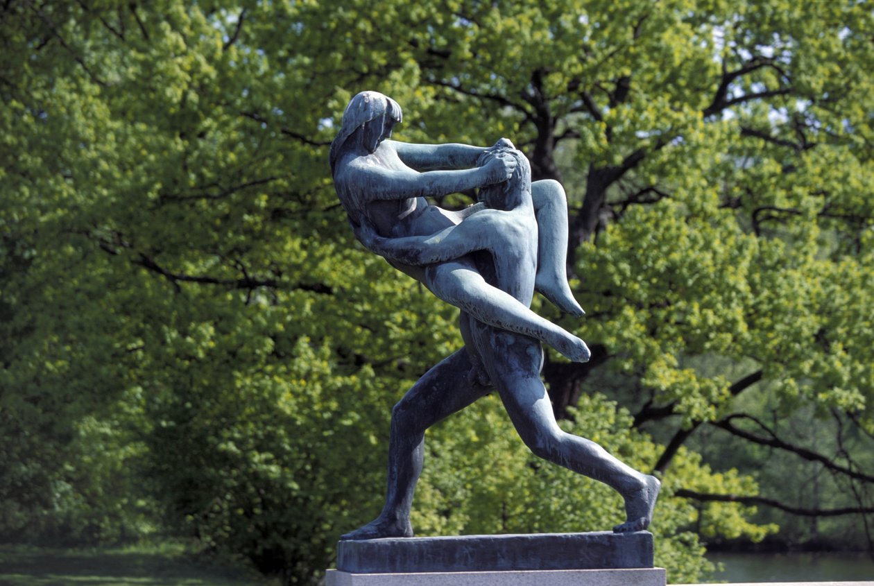 skulptur, Frognerparken, Oslo, Norge, Europa af Gustav Vigeland