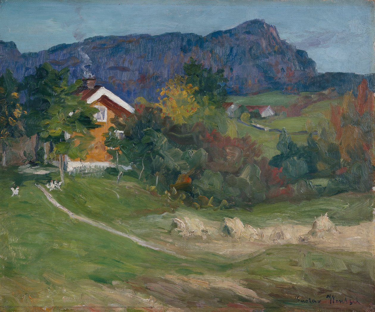 Fra Asker, oktober af Gustav Wentzel