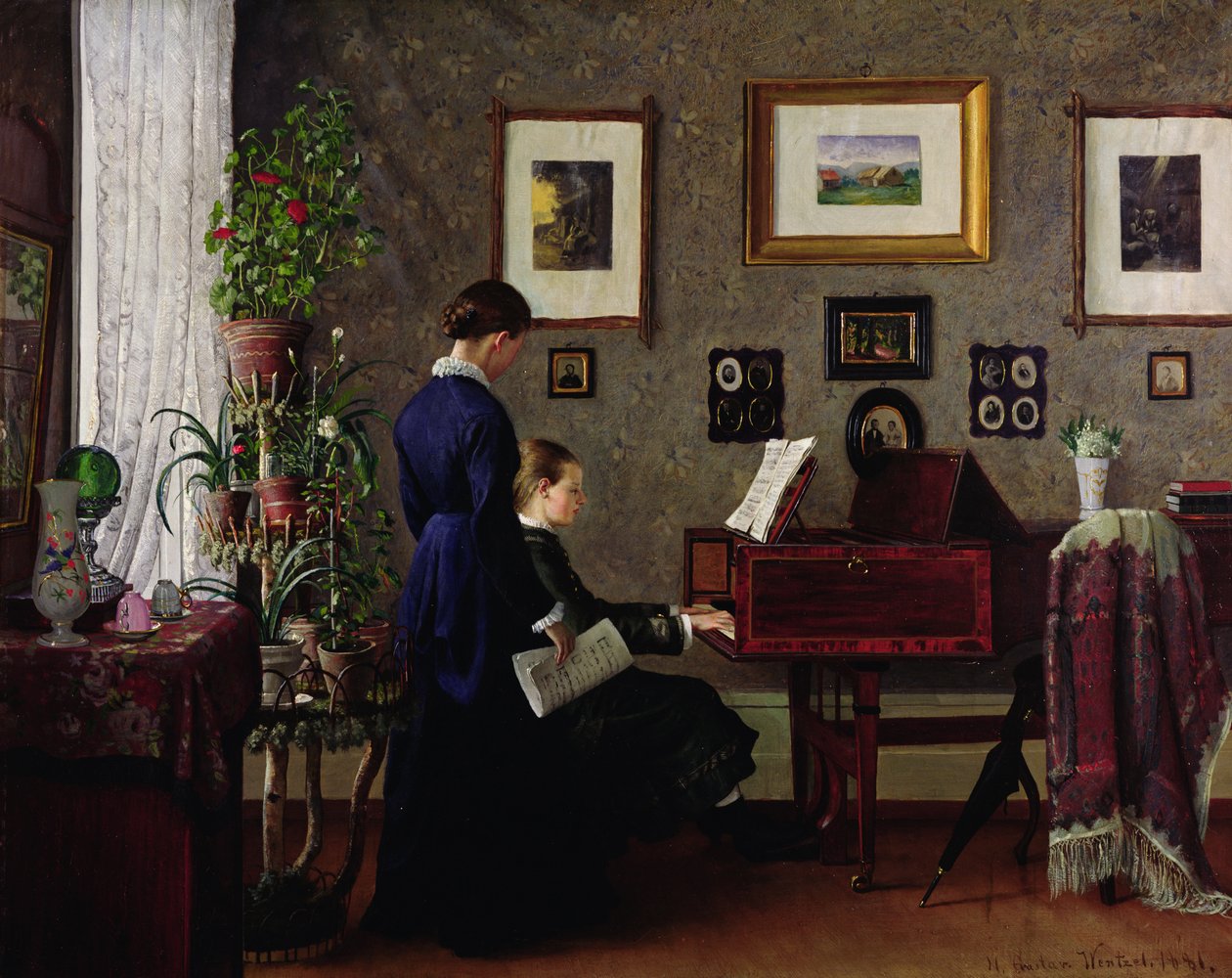 Musik lektion af Gustav Wentzel