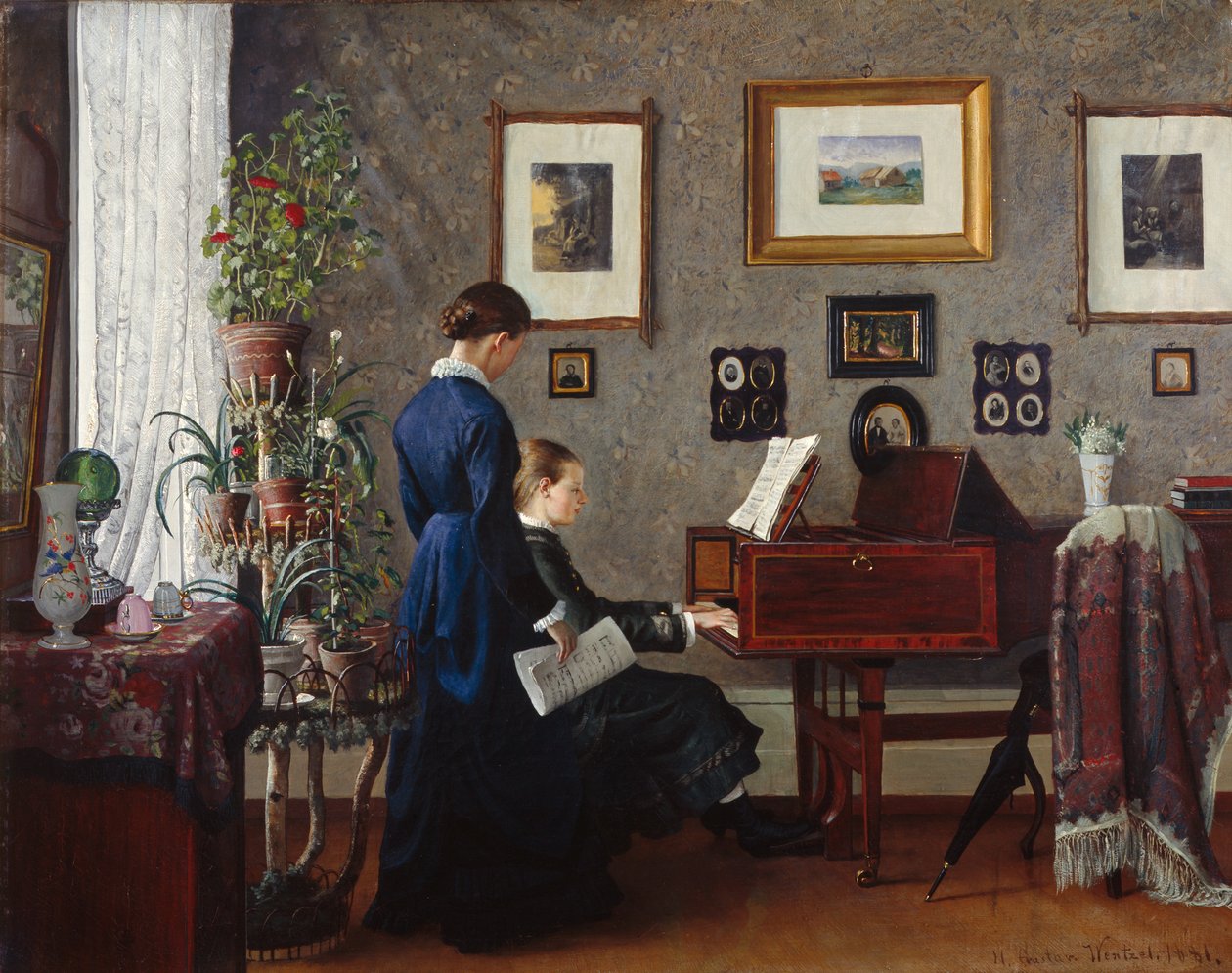 Musikundervisning af Gustav Wentzel