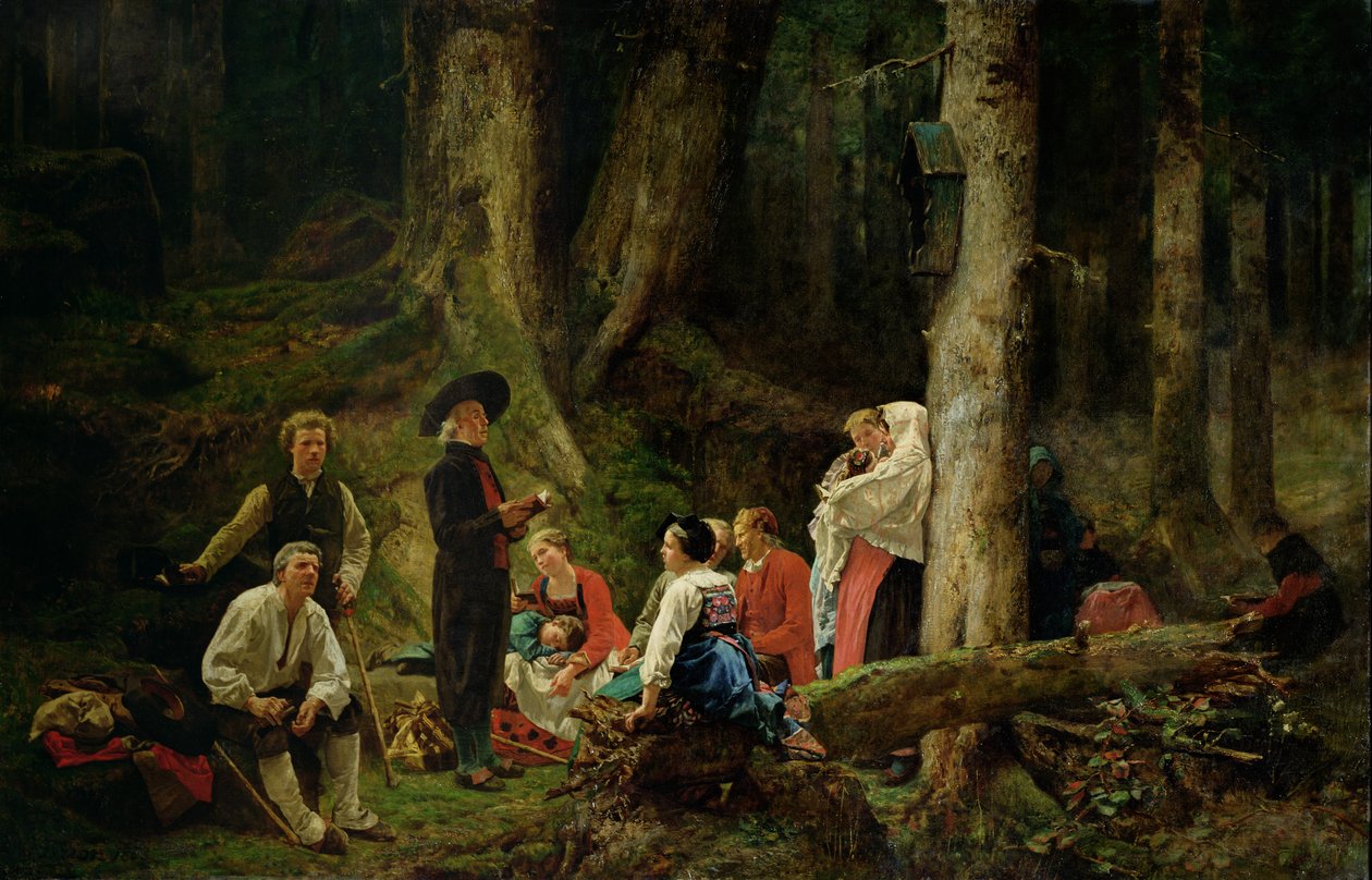Pilgrimmene fra klosteret St. Odile af Gustave Brion