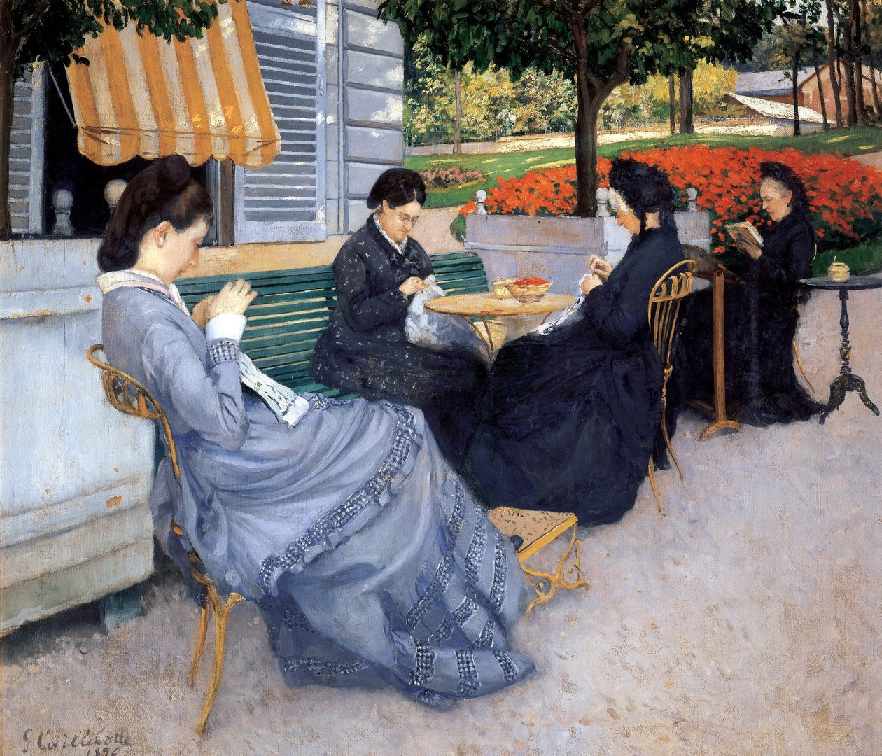 Damernes syning, 1848 af Gustave Caillebotte