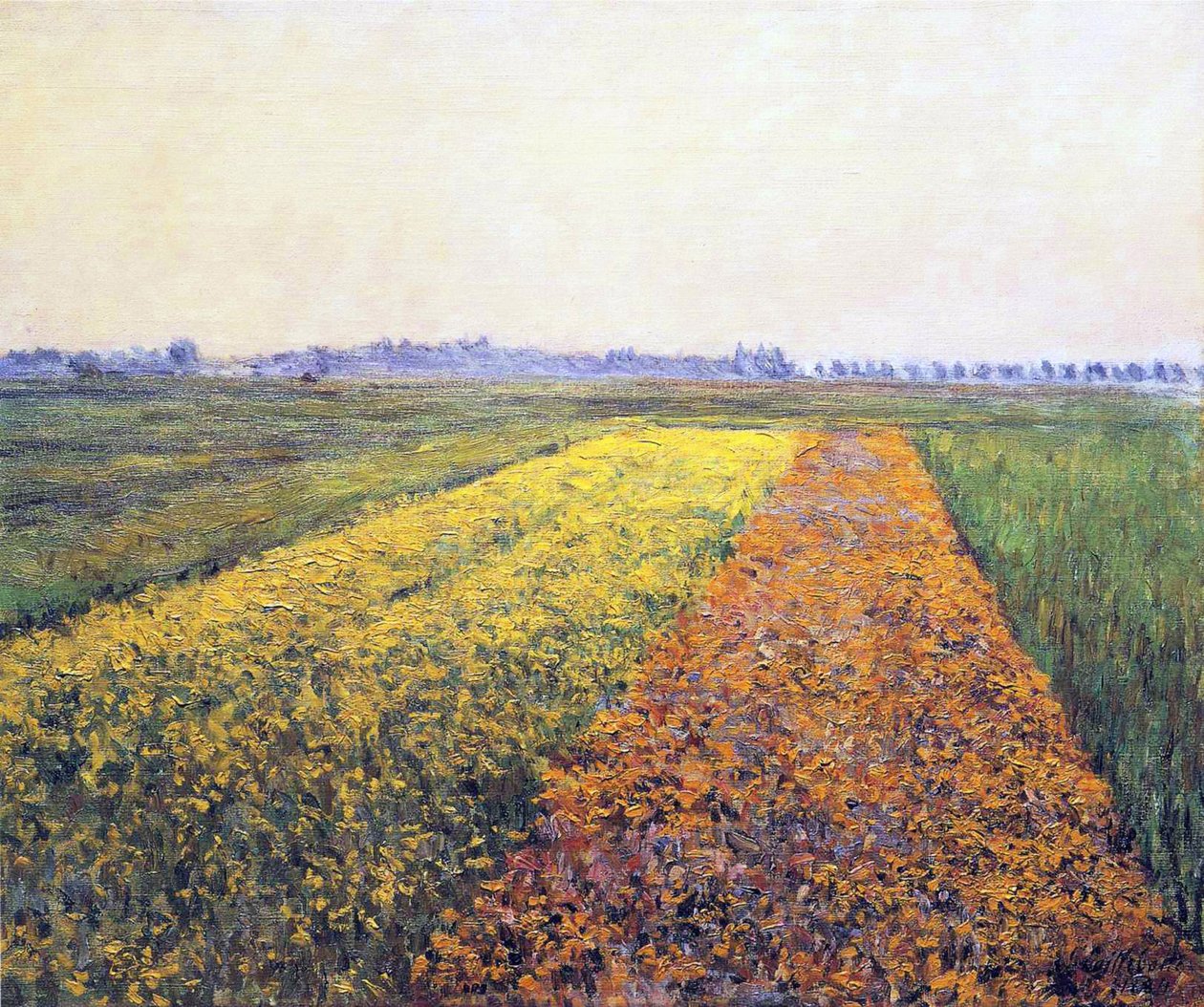 Landskab, 1848 af Gustave Caillebotte