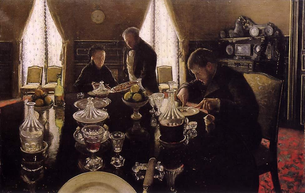 Frokost af Gustave Caillebotte